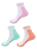 Women's Classic Retro Design Cotton Anklet Quarter Socks