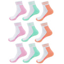 Women's Classic Retro Design Cotton Anklet Quarter Socks