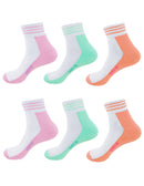 Women's Classic Retro Design Cotton Anklet Quarter Socks