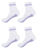Women's Classic Retro Design Cotton Anklet Quarter Socks