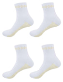 Women's Classic Retro Design Cotton Anklet Quarter Socks