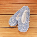 blue cozy non-slip home slippers