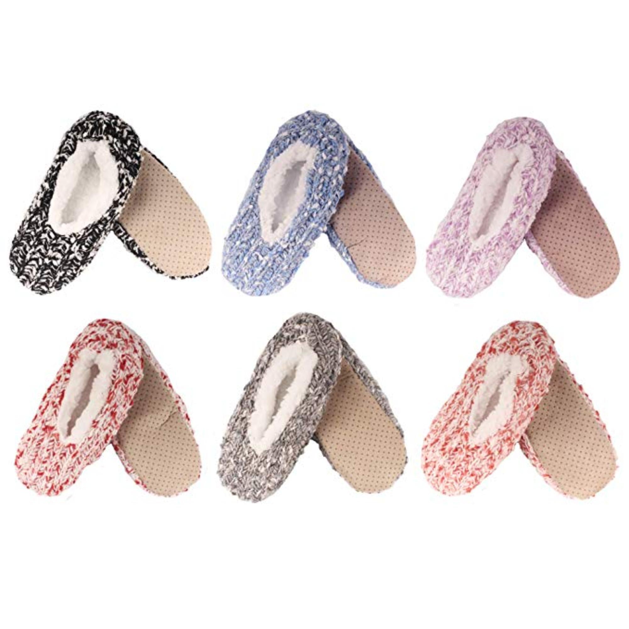 fuzzy cozy non-slip home slipper socks