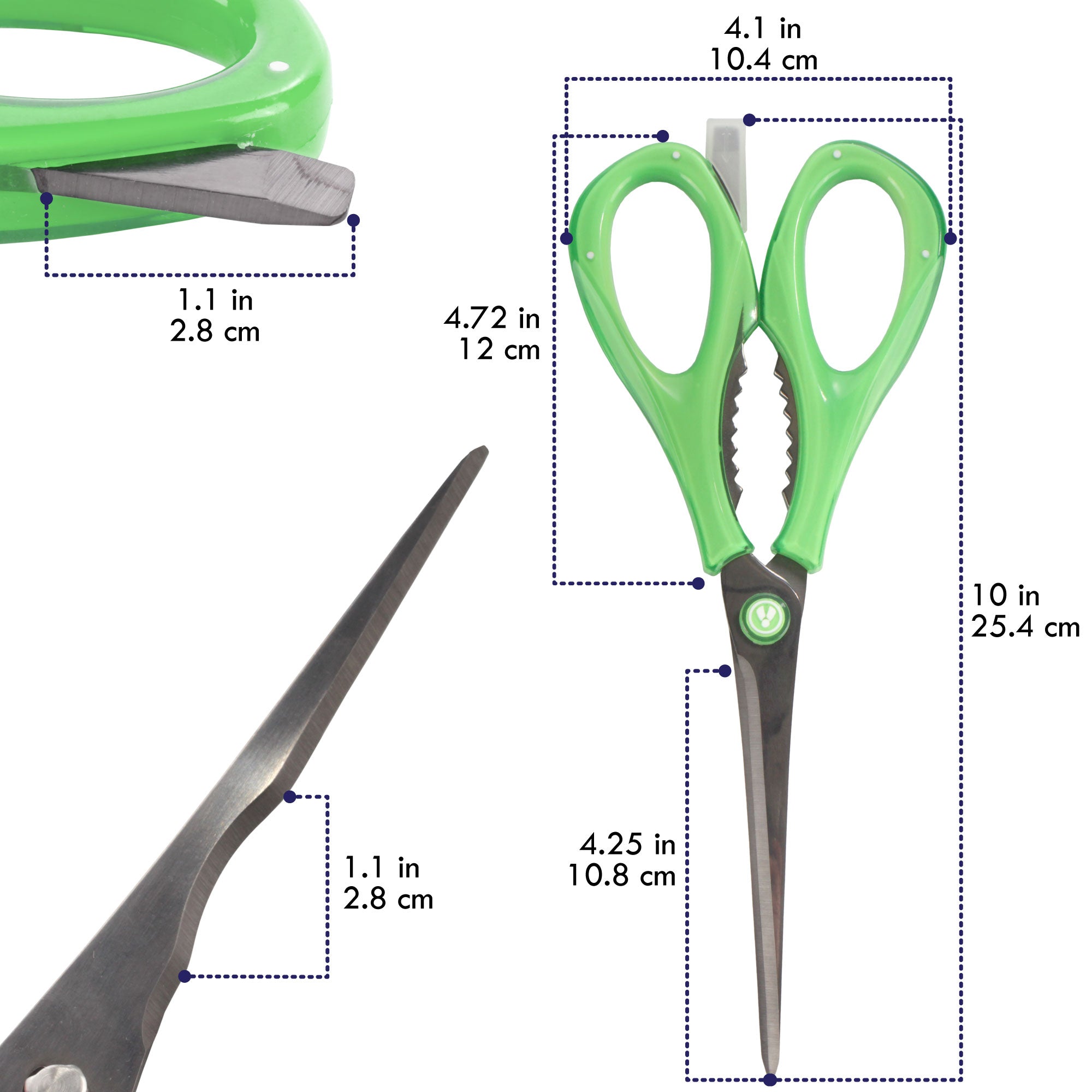 Culinary Queen 6-in-1 Kitchen Shears