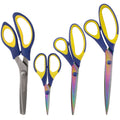 4pc Titanium Softgrip Scissors Set