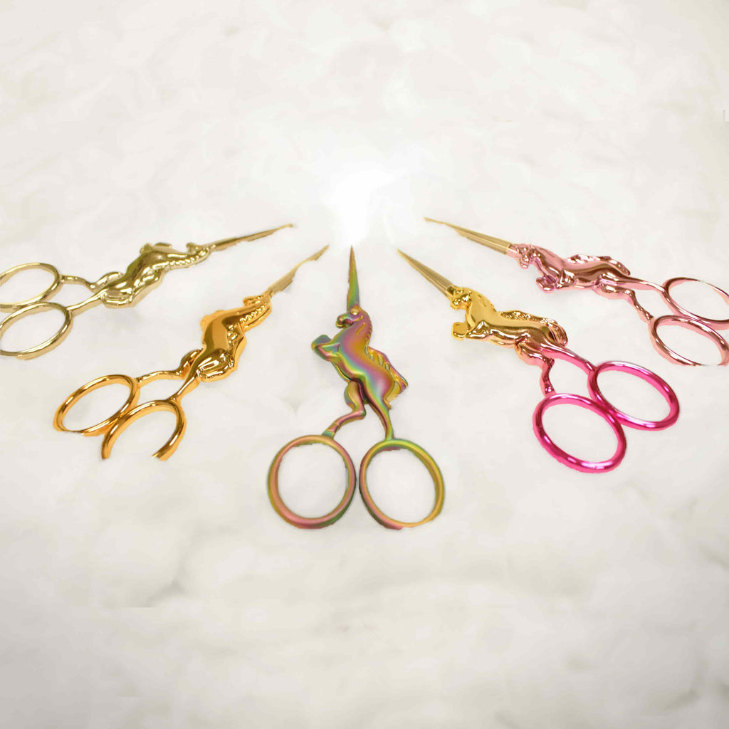 unicorn scissors in the sky