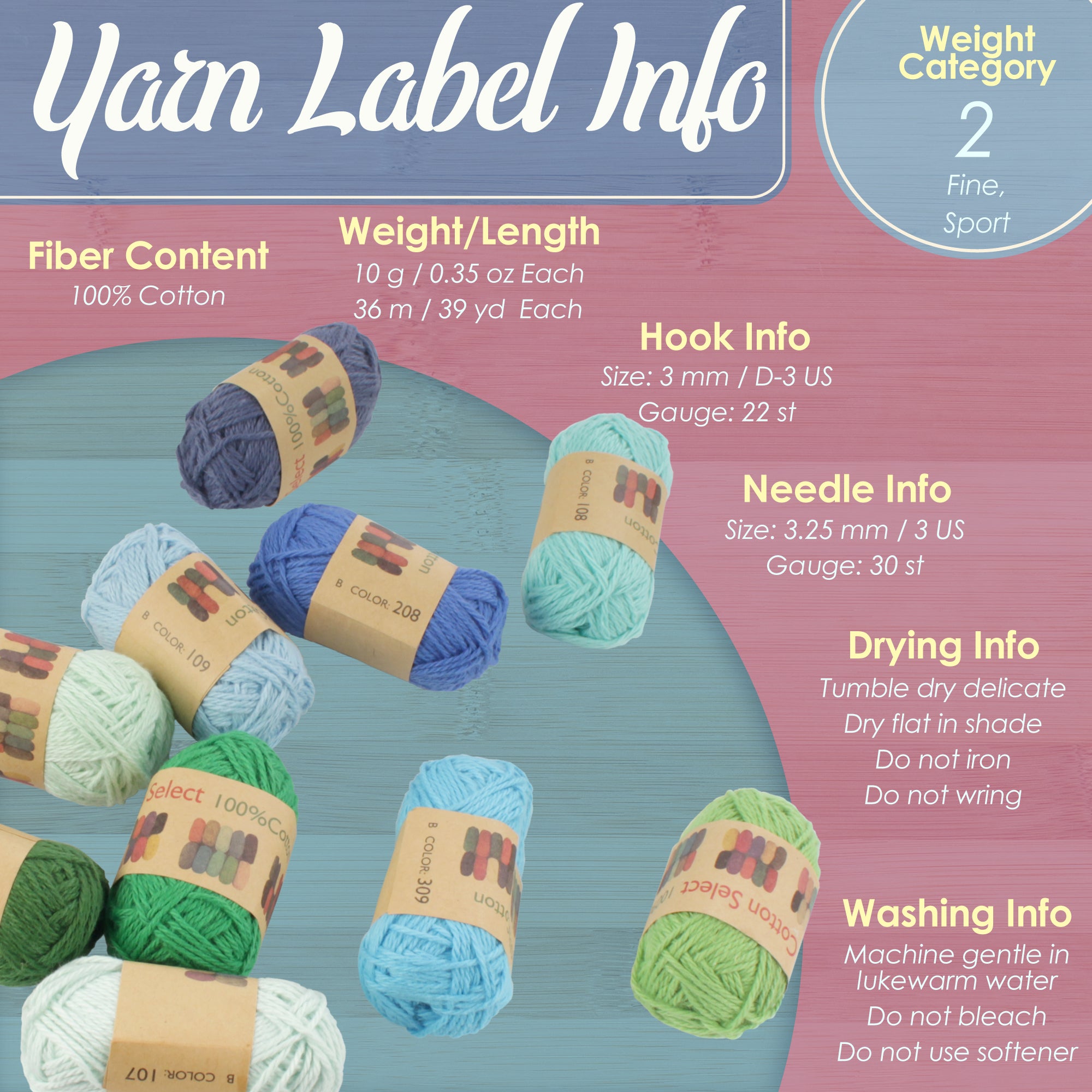 Cotton Select Yarn: Mini Bonbons