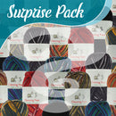 group of yarn with question mark in the middle