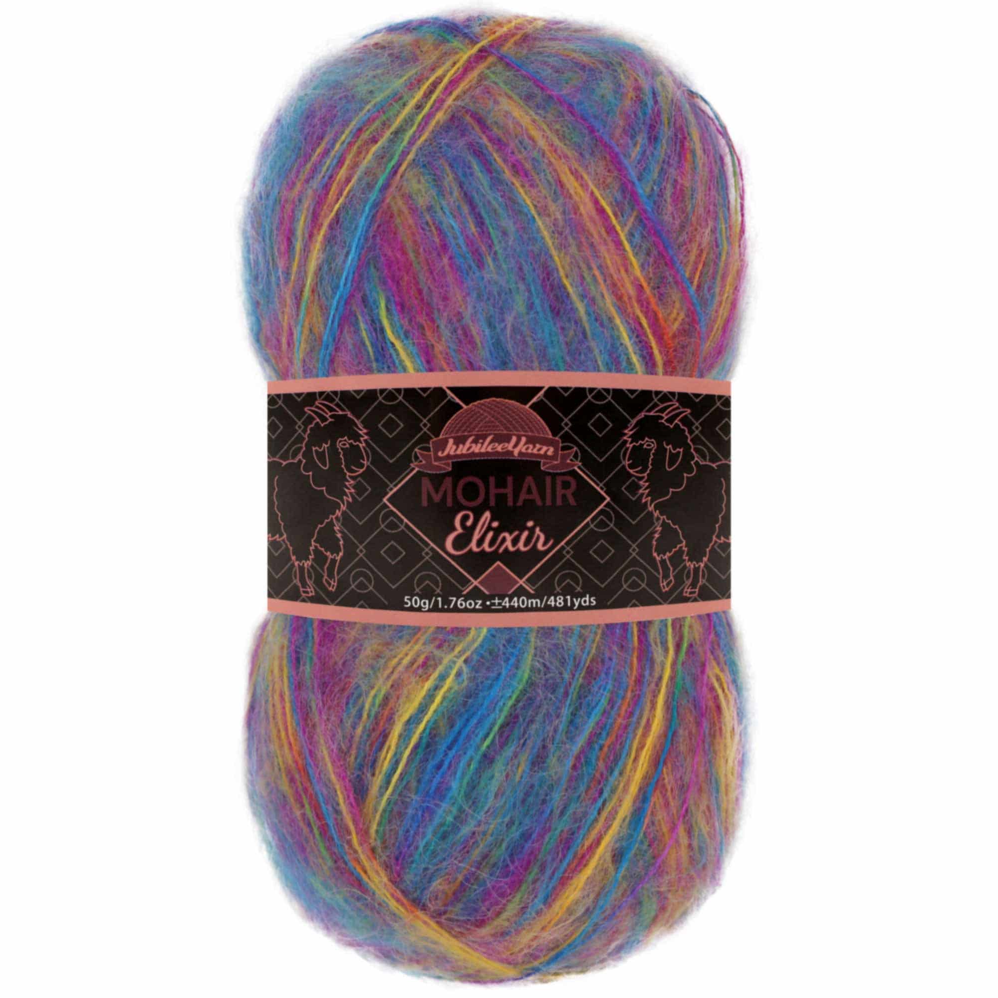 Wool hair yarn for knitting and crocheting 