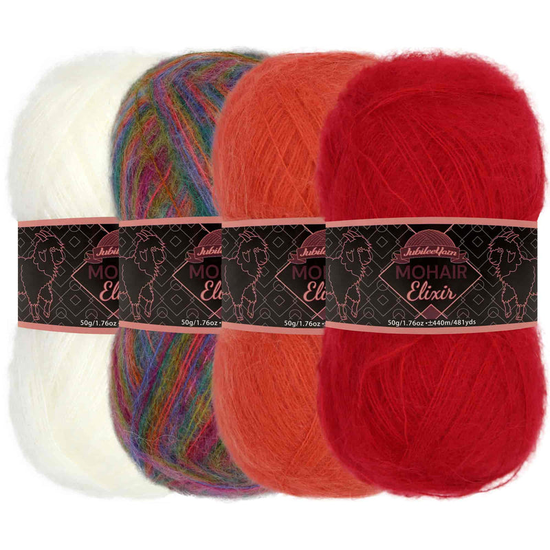 Wool hair yarn for knitting and crocheting 