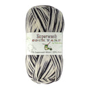 white/black yarn