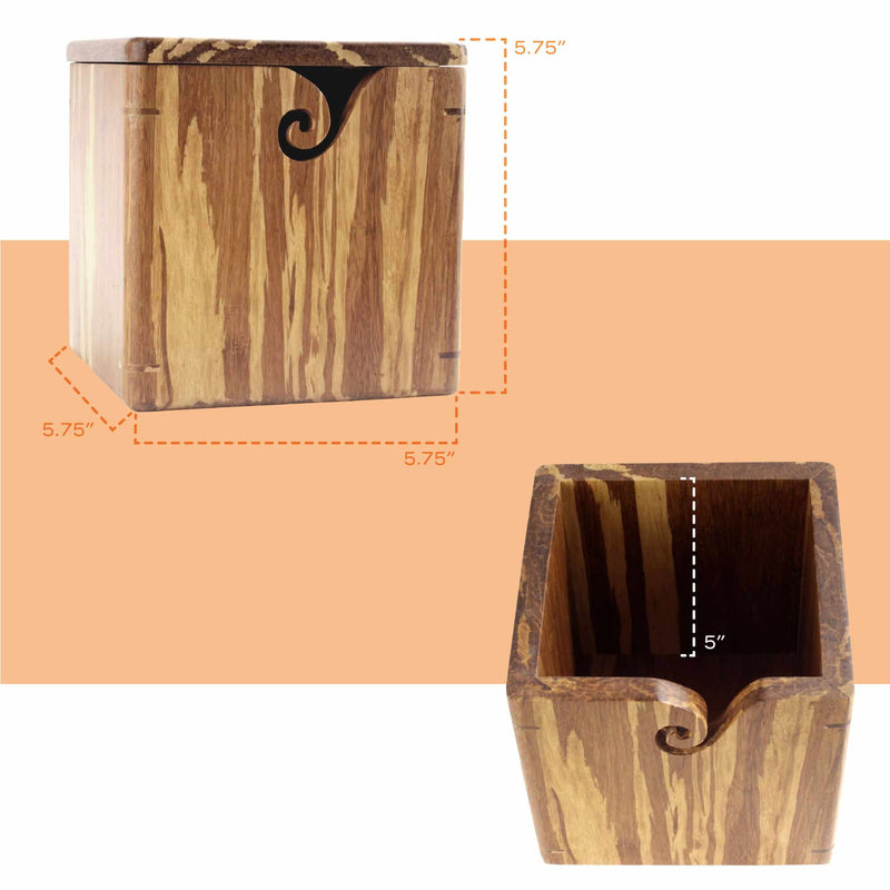 Bamboo Yarn Box