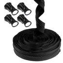 Plastic Zipper Tape with Delrin Locking Pulls