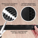 Plastic Zipper Tape with Delrin Locking Pulls