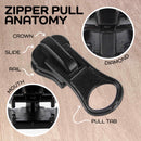 Plastic Zipper Tape with Delrin Locking Pulls