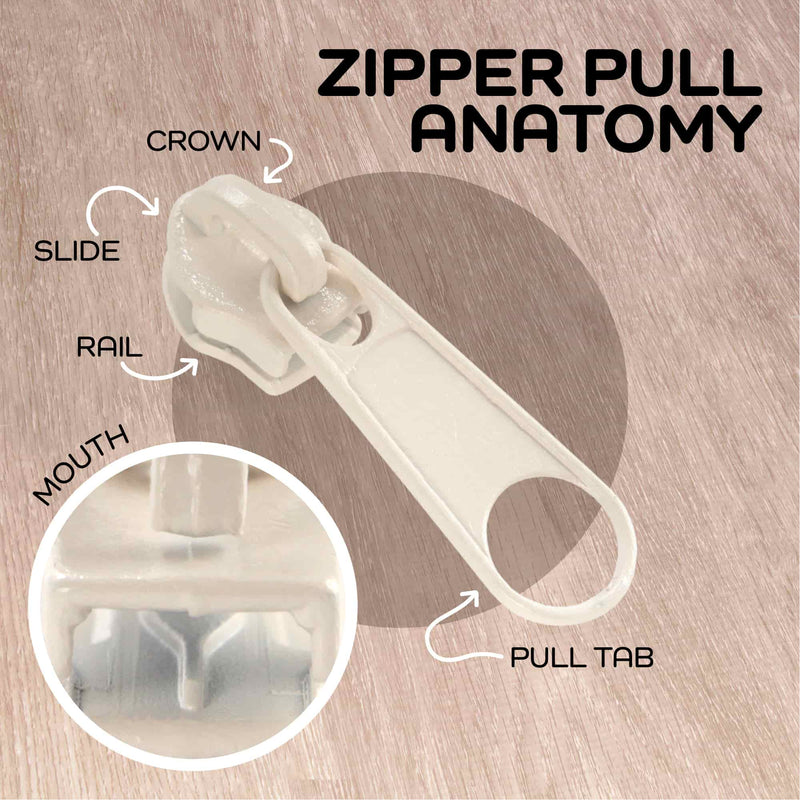 Nylon Coil Zipper Tape with Metal Non-Locking Pulls