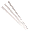 3.9" clear prism plastic skewer picks on white