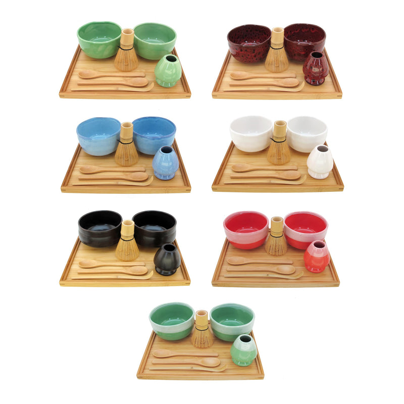 deluxe matcha bowl set all colors