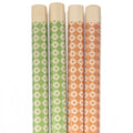 green and orange diamond checkered bamboo chopsticks zoom