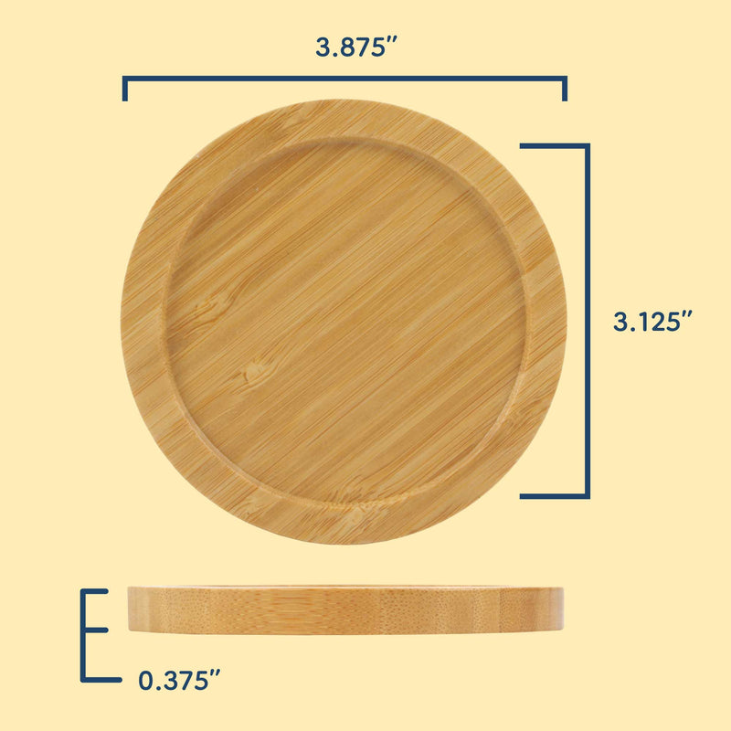 bamboo round coasters dimensions image