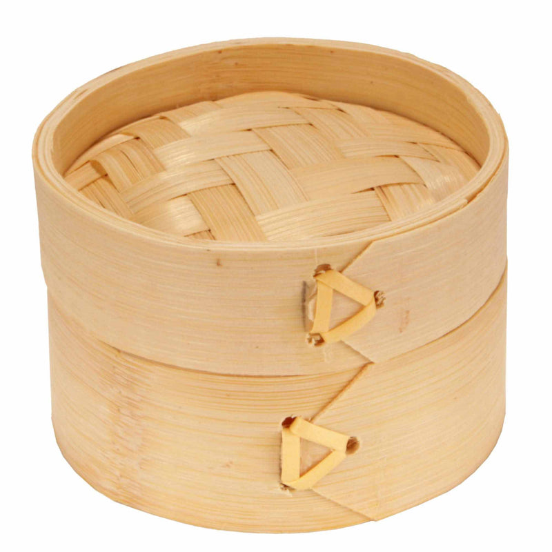 Bamboo Mini Steamer with Lid