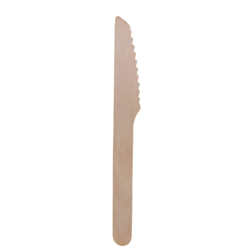 disposable wood flatware knife