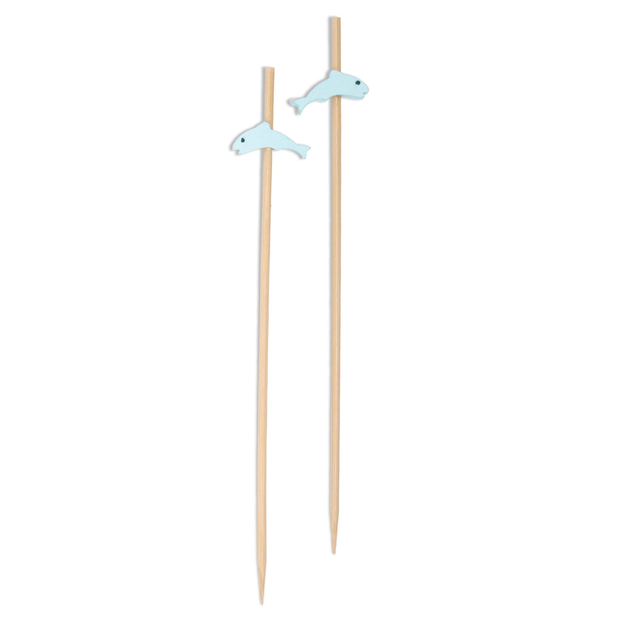 dolphin animal fish bamboo picks full