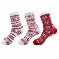 Women's Double Layer Extra Thick Home Socks - 3 Pair