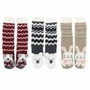 women's douple layer non-slip panda and rabbit sock assortments