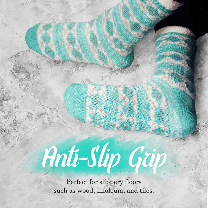 Chirpy Socks - Women's Warm Comfy Cotton Boot Crew Socks