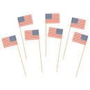 USA Flag Bamboo Food Picks