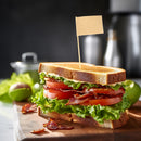 Blank Flag Bamboo Food Picks