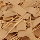 Blank Flag Bamboo Food Picks
