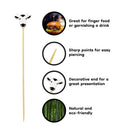 Cow Bamboo Food Picks