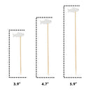 White Fish Bamboo Food Picks