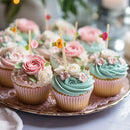 Fancy Flower Bamboo Food Picks