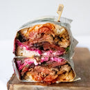 beef label bamboo paddle picks full sandwich