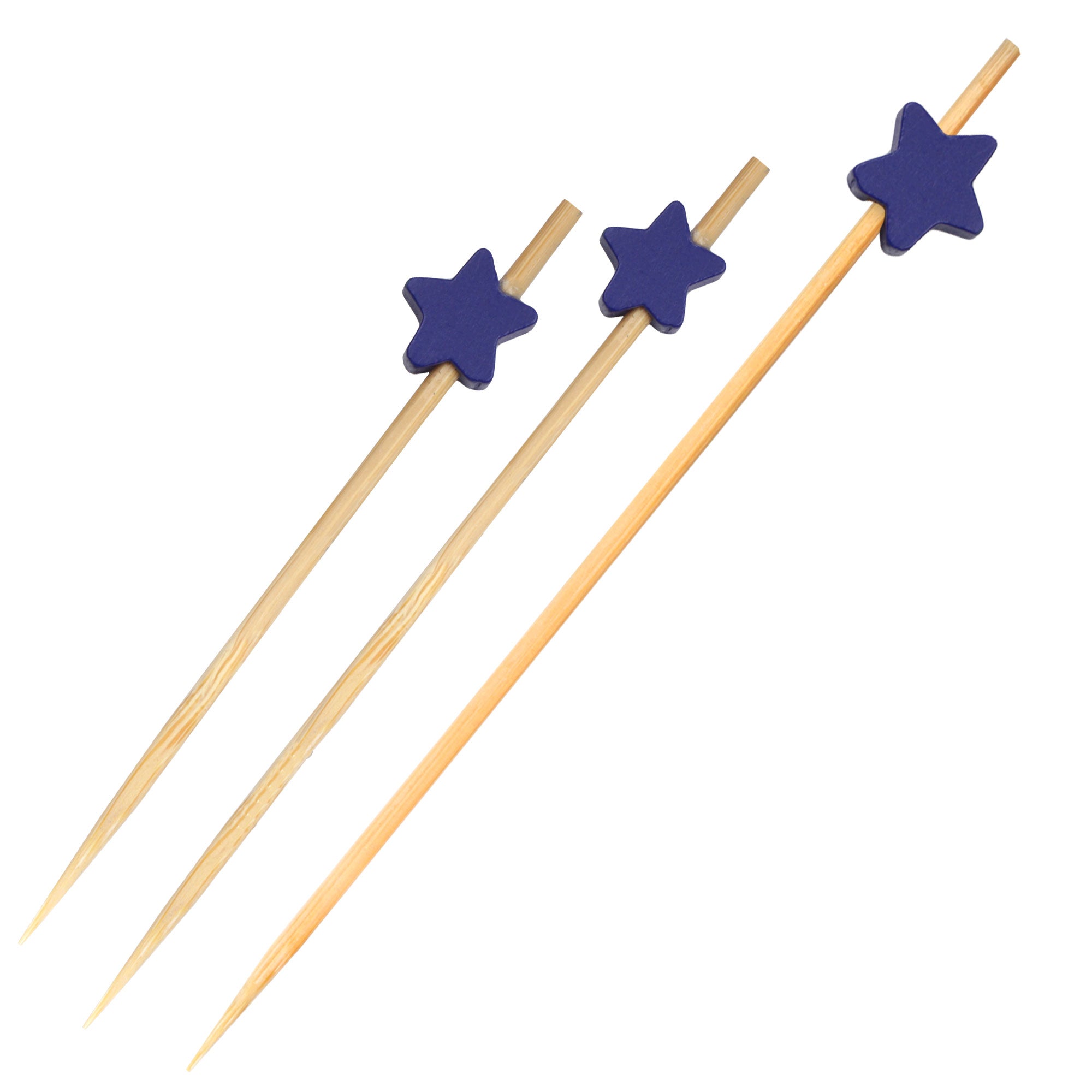 Star Bamboo Food Picks