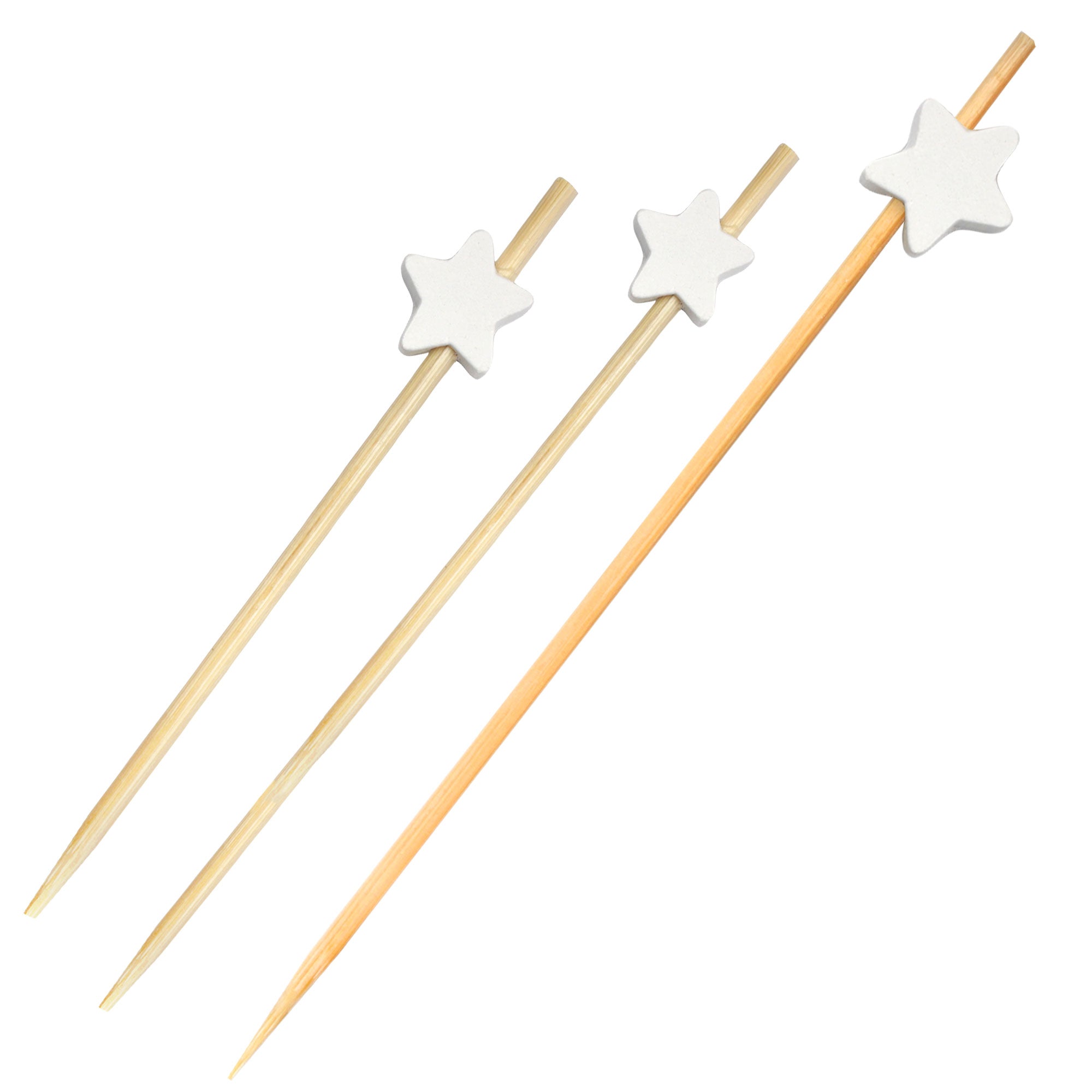 Star Bamboo Food Picks