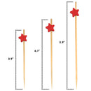 Star Bamboo Food Picks