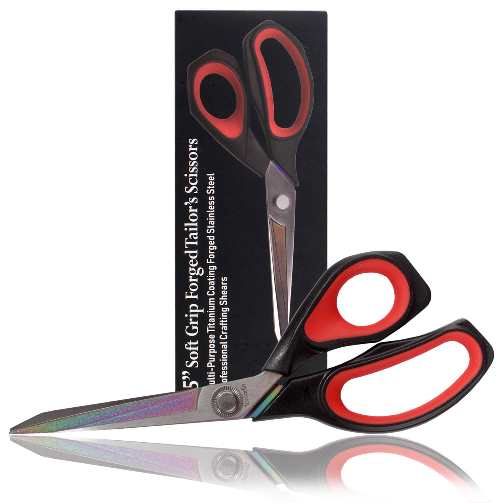 2 Pair Forged Titanium Fabric Scissors 8.5 & 9.5 