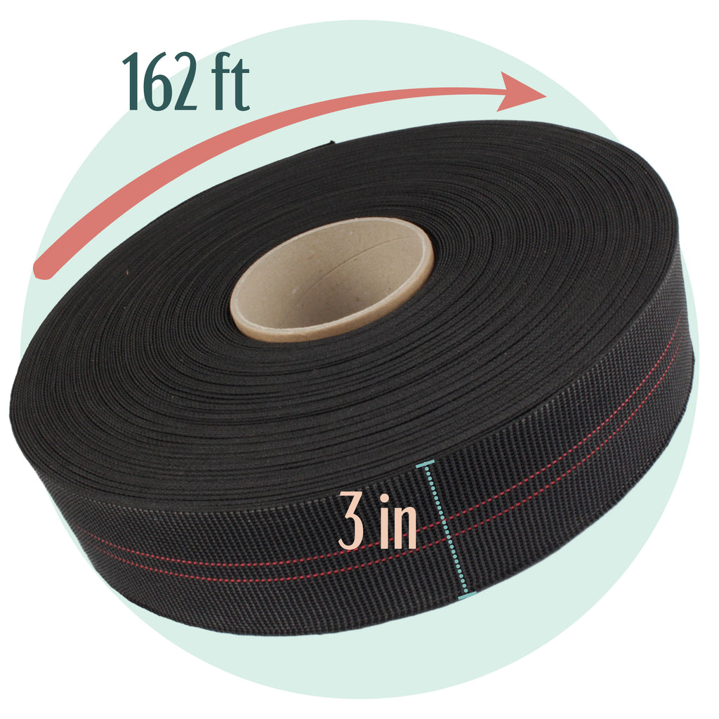 chair webbing 3 inches 162 ft roll
