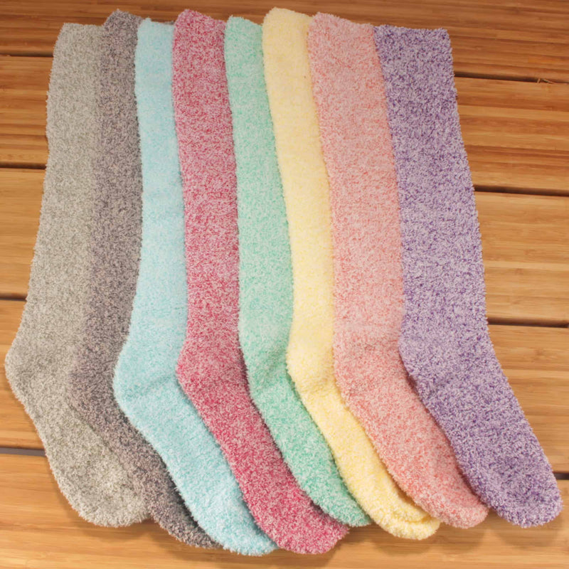 Super soft and warm these socks will keep your legs warm on cool nights with style