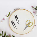 Embroidery Fine Cut Sharp Point Craft Scissors with 2 Thread Cutters Set embroidery board