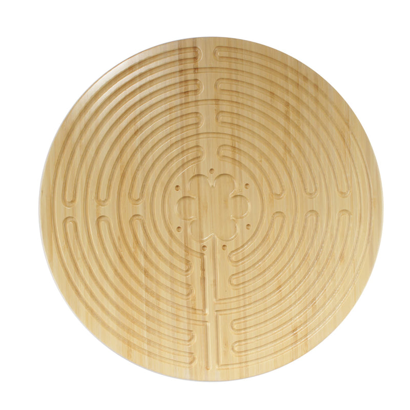 bamboo finger labyrinth 12.5" 11 circuit chartres style natural