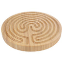 Angle view of finger labyrinth cretan style 6 inch