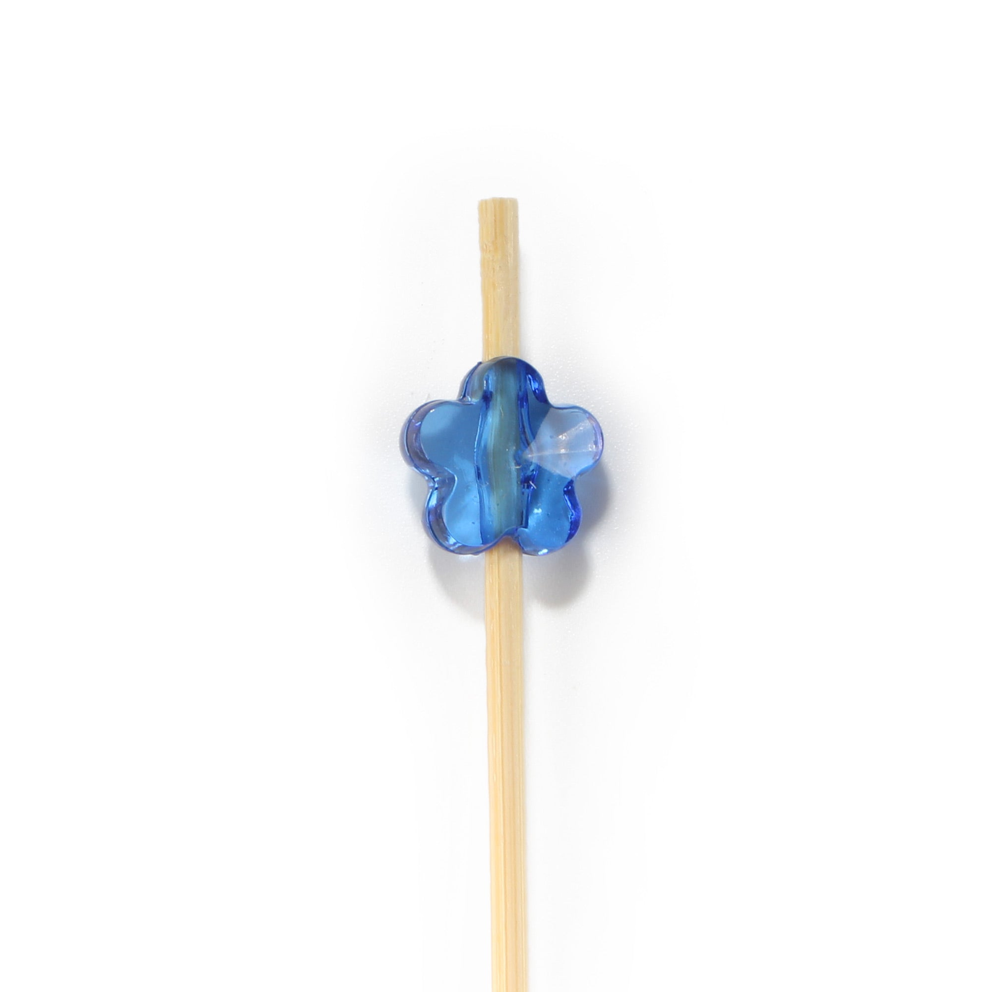 Acrylic Flower Bamboo Food Picks