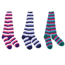 Women's Fuzzy Patterned Knee High Socks