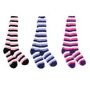 Women's Fuzzy Patterned Knee High Socks