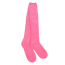 Women's Fuzzy Patterned Knee High Socks